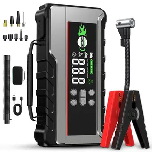 BIUBLE 10000a (All Gas, 12L Diesel) Portable Car Jump Starter with Air Compressor, Blower All-in-One, Fast Charging 65W Laptop Power Bank with 150PSI Tire Inflator, Car Battery Jump Starter Multi-Function Vehicle battery jump pack