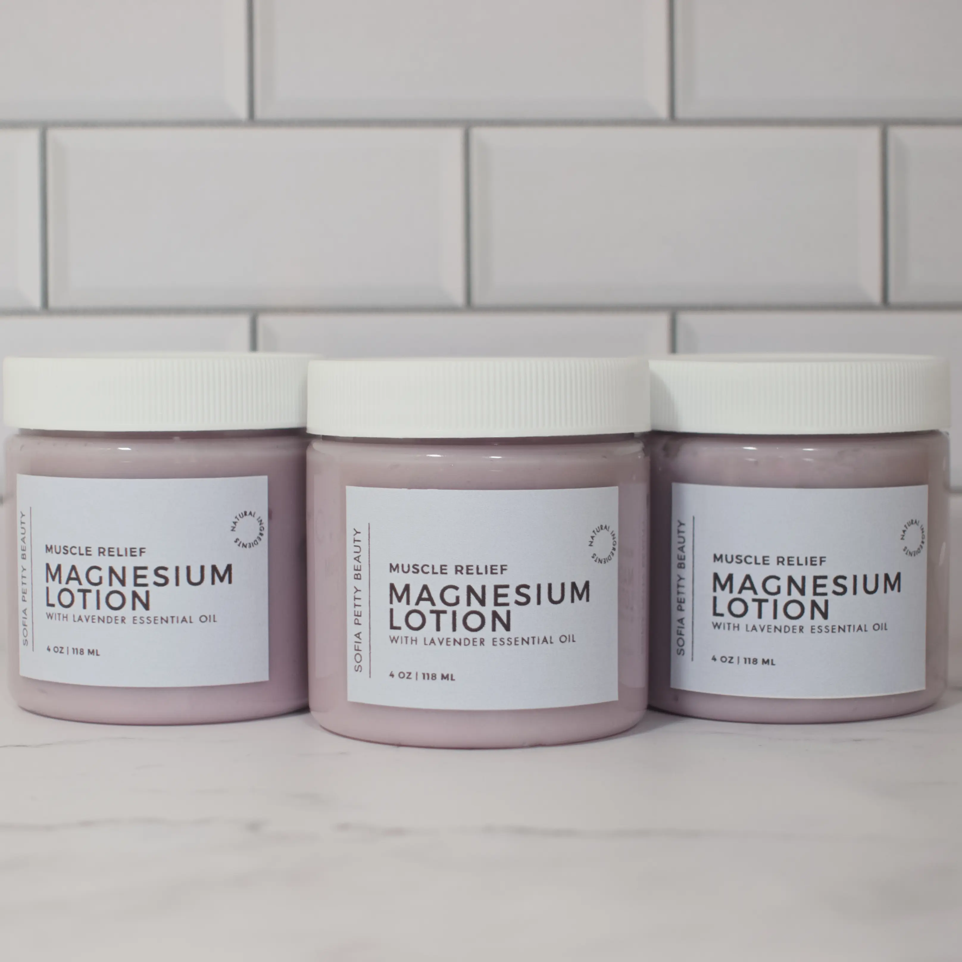 Magnesium Lotion, Muscle Relief Lotion, Body Lotion with Essential Oil