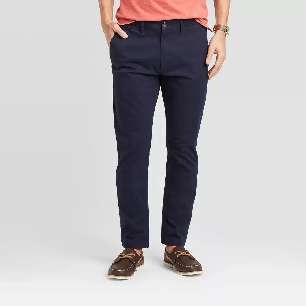 Goodfellow & Co Men's Classic Slim-Fit Hennepin Chinos, Mid-Rise Style in Soft Stretch Cotton for All-Day Wear with any Shirt