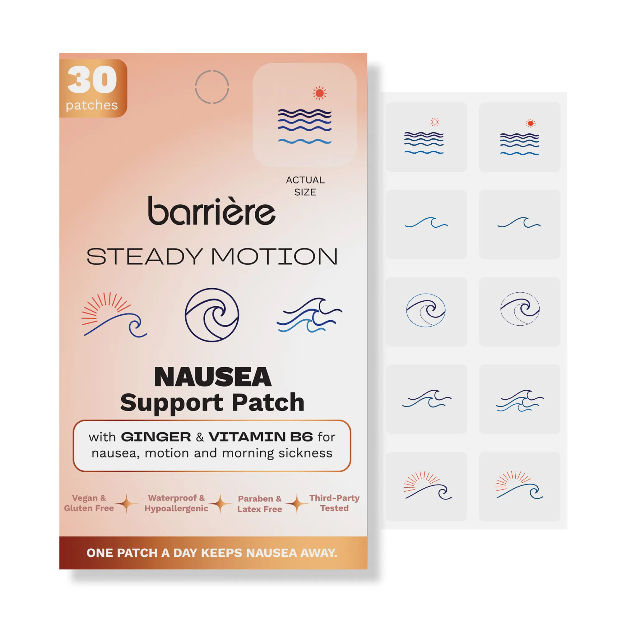 Steady Motion Patch | Natural Nausea & Motion Sickness Relief