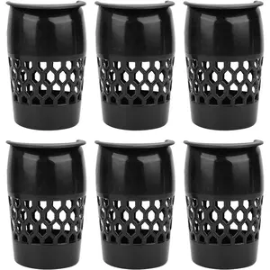 6PCS Plastic Pool Table Pockets, Replacement Billiard Pockets for Billiards Pool Game Accessories