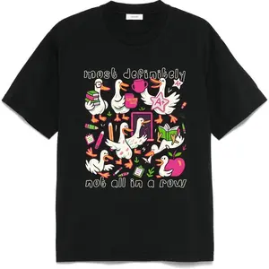 Comfort Colors Teacher T-shirts, Funny Goose Back-to-School T-shirts, Duck Queue T-shirts, Goose Teacher, Preschool Teacher Gifts,summervibes Casual Tshirt
