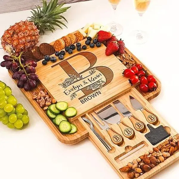 Personalized Charcuterie Board - Perfect for Serving and Entertaining