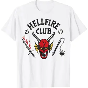 Hellfire Club Skull & Weapons T-Shirt