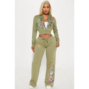 Ed Hardy Butterfly Pant - Sage 7