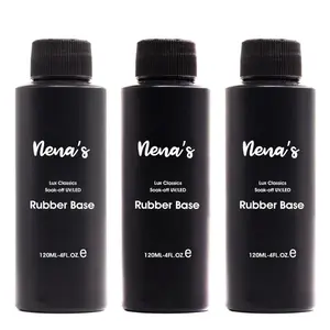 Nena's Lux Classics Soak-off UV/LED Rubber Base 120ML-4FL.OZ.e for Professional Nail Art