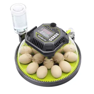 18-Egg Fully Automatic Incubator for Beginners & Small Farms, Smart Temperature Control, Auto Turning, Digital Monitoring, Home Hatching Digital Chicken Egg Hatcher