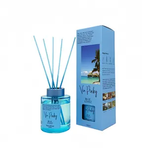 Blue Ocean Scented Reed Diffuser 120ml – Refreshing ocean scent, long-lasting fragrance, ideal for home or office decor