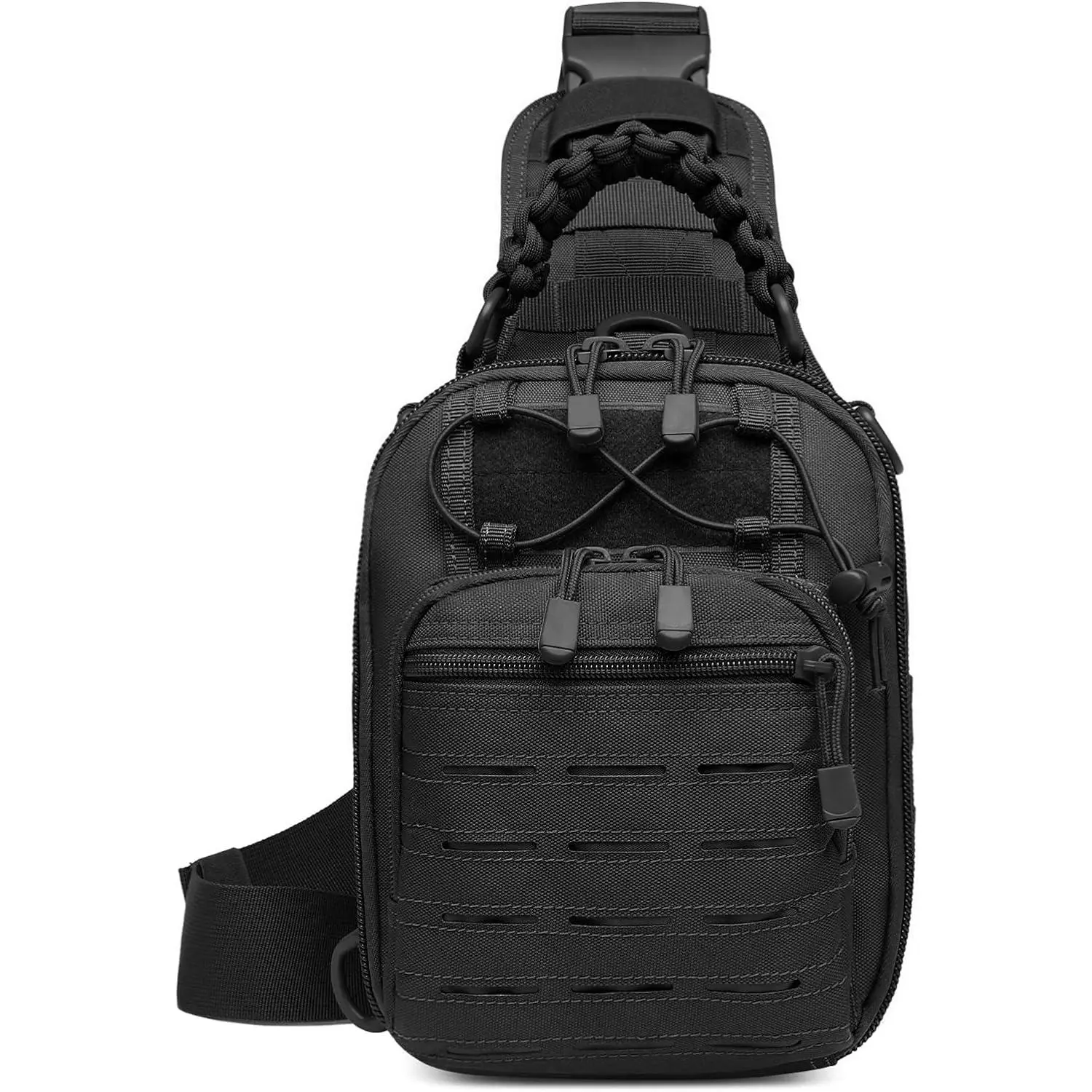 New tactical chest bag, messenger bag for men and women, Molle, EDC chest bag, 1000D, small military-grade shoulder bag, concealed carry handbag, outdoor, travel, hiking, fishing, camping, daily backpack, Christmas gift
