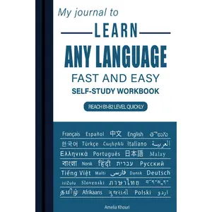 My Journal to Learn Any Language: Fast and Easy Self-Study Workbook | A Structured, Step-by-Step Guide with Clear Templates and Tips to Reach B1-B2