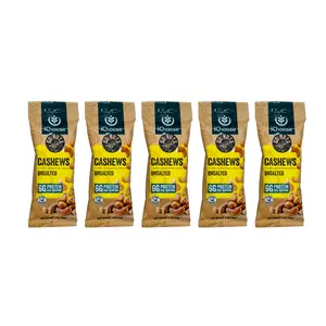 IChoose Go Nuts – Premium Cashews, High Protein Plant-Based Snack, 2 oz per Pack (5 Packs, Unsalted)
