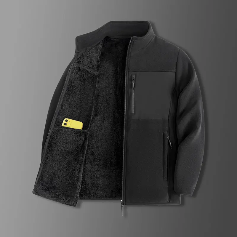 Black FJ SMP9988 [Thick fleece soft and