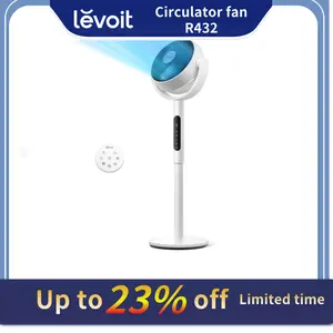 LEVOIT Corebreeze R432 Standing Oscillating Fan for Home, Circulator with Remote, 82ft, 20dB, DC Motor, 9 Speeds, Sensor, Timer, Pedestal & Tabletop mode [live]