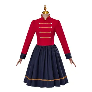 Women's Nutcracker Christmas Toy Soldier Uniform Dress, Festive Holiday Costume, Perfect for Parties and Events, Comfortable and Stylish