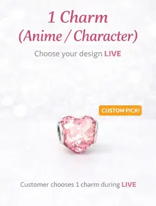 Custom Charm – Choose Design Live (1 Piece)