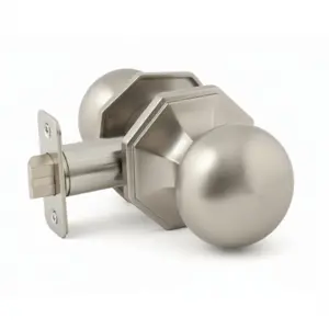 Stanton Passage Door Knob, Satin Nickel
