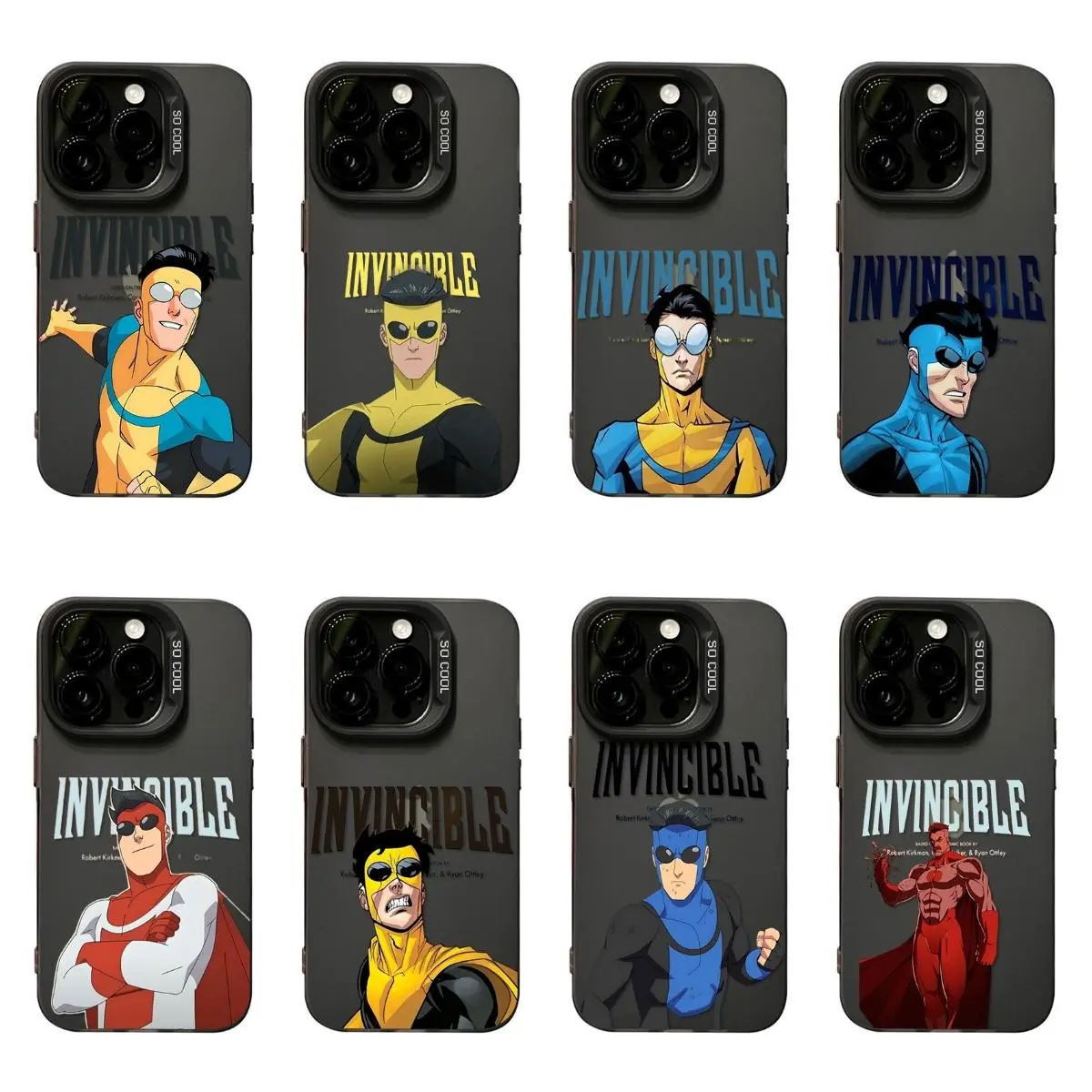 Viltrumite Conquest Mark Phone Case, Omni Man and Invincible Logo Phone Cover, Invincibe ss4 ip With iPhone 16 15 14 13 12 11 Pro Max Galaxy S25 S24 S23 S22 Ultra, Gift For Christmas