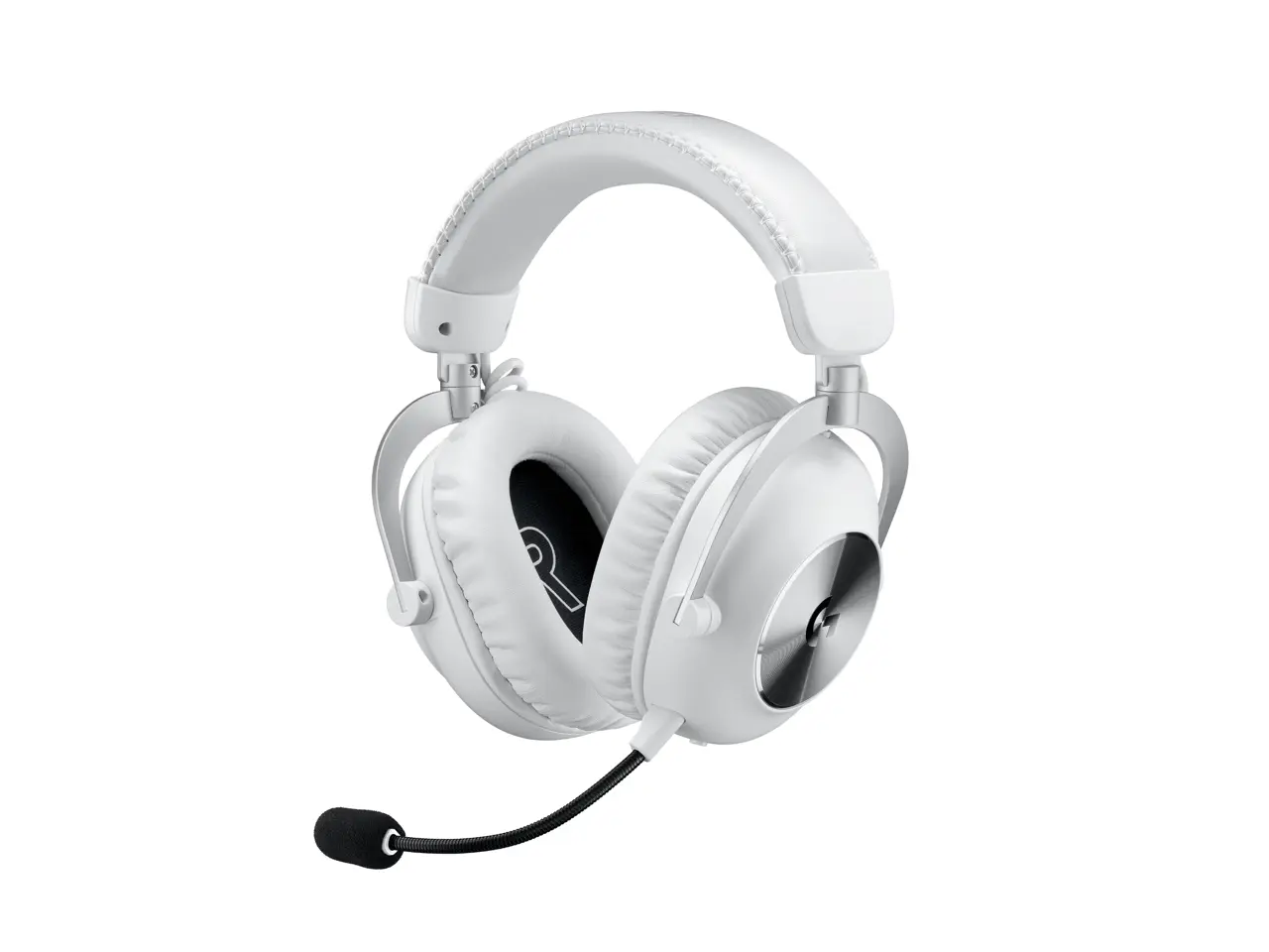 Logitech G PRO X2 LIGHTSPEED Wireless Gaming Headset, Detachable Boom Mic, 50mm Graphene Drivers, DTS:X Headphone 2.0—7.1 Surround, Bluetooth/USB/3.5mm Aux, for PC, PS5, PS4, Nintendo Switch - White