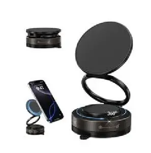 Vacuum Magnetic Suction Cup Phone Mount forMagsafe, 360° Adjustable Magnetic PhoneHolder, Pocket Size Foldable Portable Cell PhoneHolders for Your Car for All Smartphones & AllCar Models