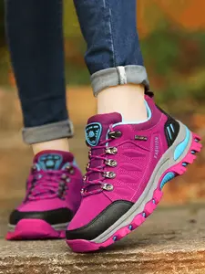 2026 New Women's Hiking Shoes, Dopamine Color Design, 4 Colors & Big Sizes Available, Non-slip Wear-resistant Breathable Comfort Outdoor Trekking Shoes