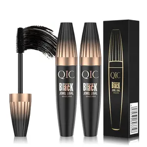 Waterproof Long Lasting Mascara, 2 Counts Natural Thickening Lengthening Mascara, Professional Eye Enhancement Makeup Products, Cosmetic, Beauty Mascara
