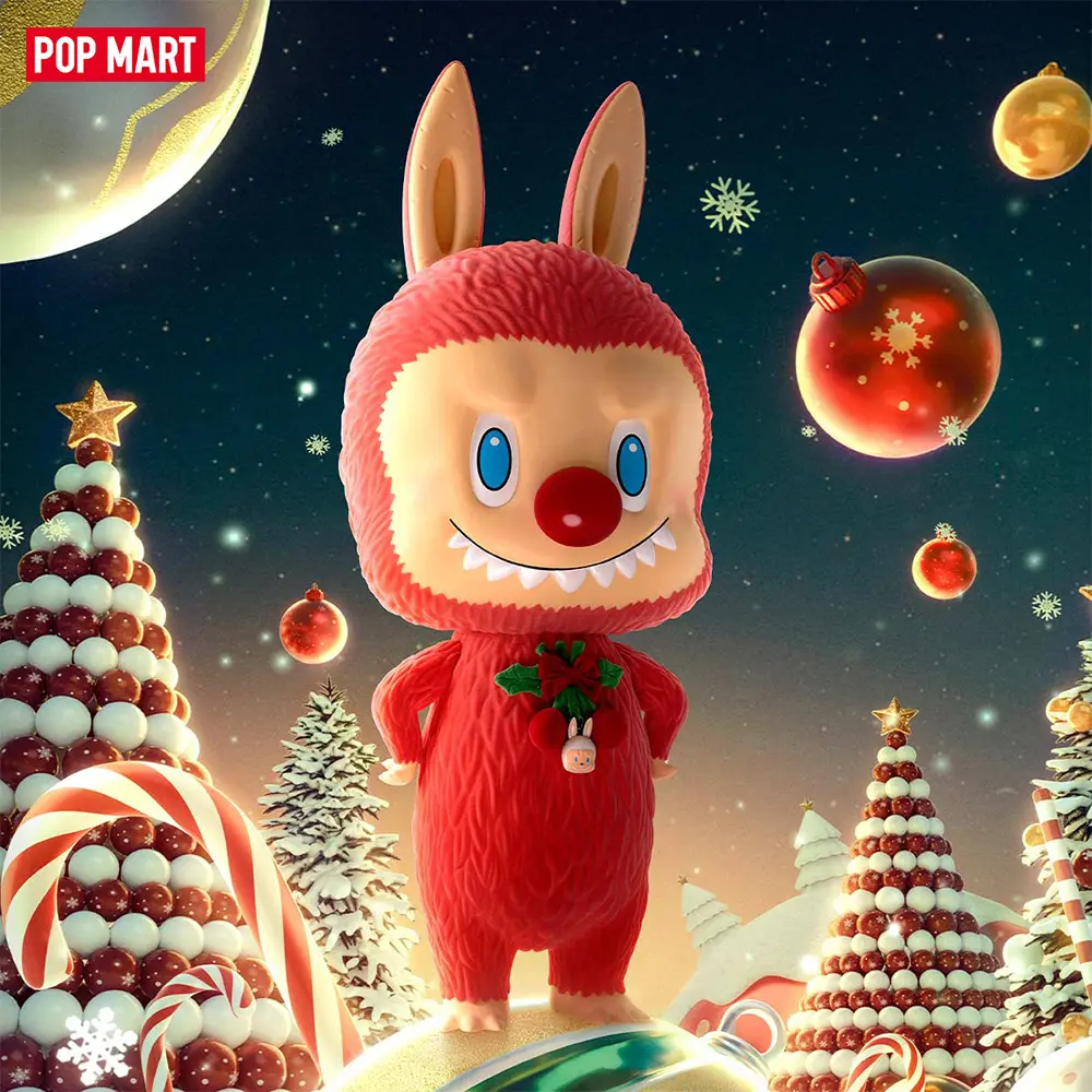 POP MART MEGA LABUBU TEC 1000% Winter Holiday