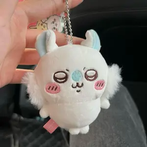 Chiikawa Momonga Standing Plush Keychain Cute Usagi Hachiware Chikawas Flying Squirrel Soft Kawaii Doll High-Quality Pendant
