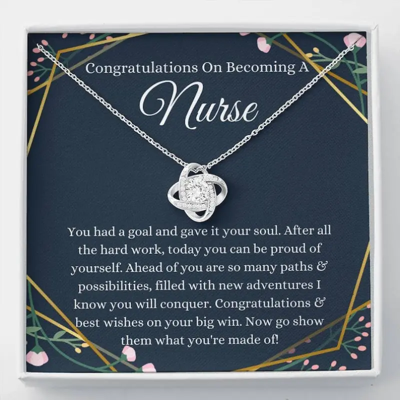 Congratulations On Becoming Nurse Graduation Gift, Graduation Gift For Nurse, New Nurse Gift, Future Nurse Gift, Nursing Student Graduation Necklace