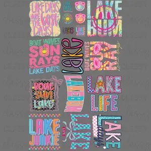 Lake Days - 30x48 - PREMADE GANG SHEET