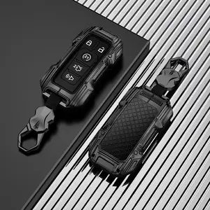 5 Button-Key Fob Shell Fits for Ford Mustang Fusion Edge Explorer F150 F250 F350 Lincoln MKZ MKX MKC car key cover 2014-2017 Keyless Entry Control