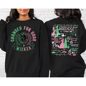 Changed For Good Sweatshirt, Wicked Defy Gravity Sweatshirt, Wicked Sweatshirt, Wizard of Oz shirt Broomstick, Wizard of Oz Sweatshirt
