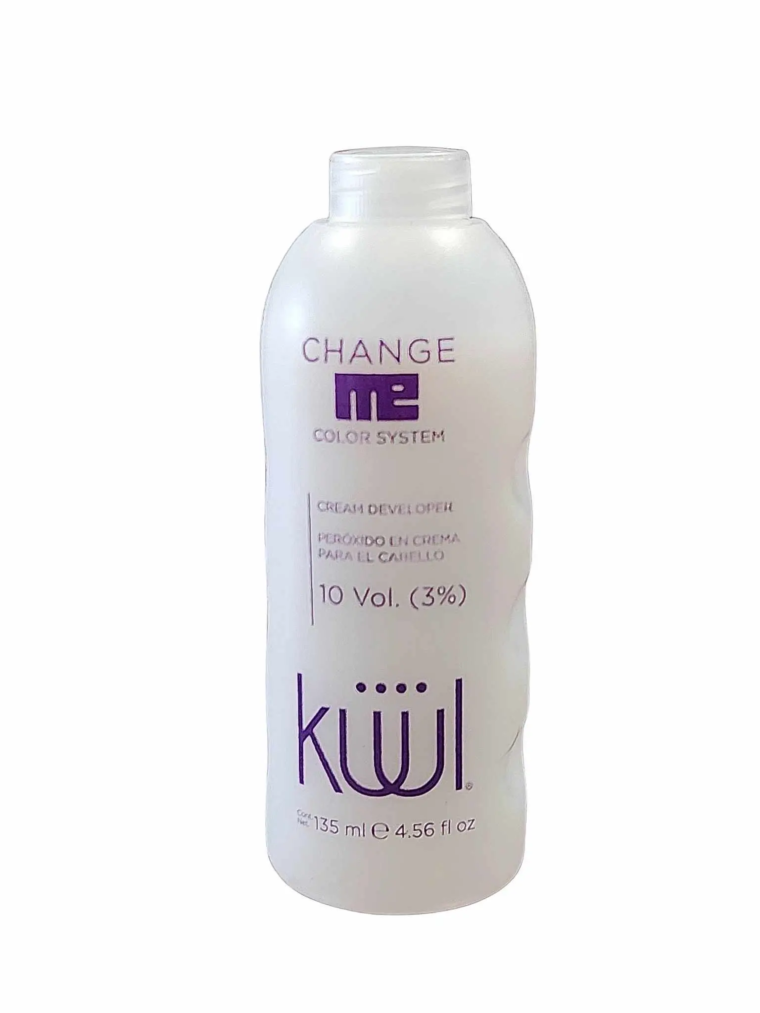 KUUL Color System Change Me 10 Vol (3%) Cream Developer, Gentle Peroxide Formula for Permanent Hair Color Kits, Alcohol-Free, 4.5 oz, Haircare, Permanent Color Kit