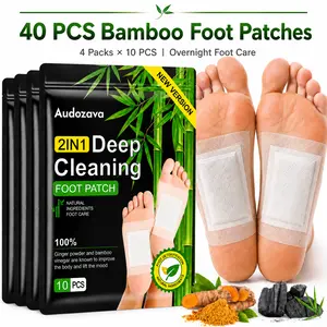 Natural Ginger Detox Foot Pads, Foot Detox Patches for Toxin Removal, Stress Relief & Better Sleep, Deep Cleansing Foot Pads with Bamboo Vinegar & Ginger for Foot Care Alternative Therapeutic Wellness mothersdaygift Summer Vibes