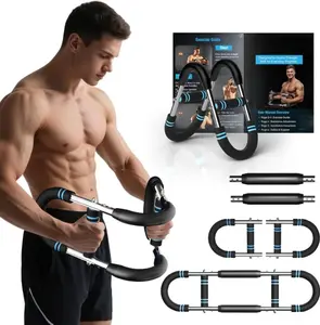 Twister Arm Trainer Chest Workout Equipment Adjustable Shaker Twister Arm Trainer for Men Women, Portable Power Chest Clip Muscle Fitness with Detachable Design