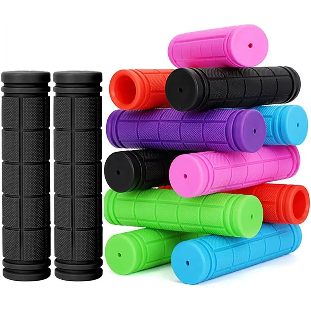 Handle Grips - Bicycle Handlebar Grips Replacement 22.2mm for MTB with No-Slip  | 120mm Soft Mountain  Grips for Adults  Boys Girls   Scooter Tricycle