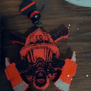 Fire Department Custom Car Freshie with Long-Lasting Fragrance for Car Interior Accessories