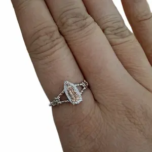 925 Silver Virgencita Ring