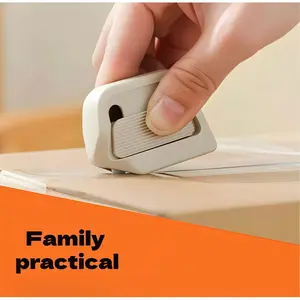 Mini Ceramic Paper Cutter with 7mm SafetyBlade, Auto-Retractable, StaysSharp Up to 10X Longer, Square Design for Cardboard & Cartons, Portable & Organized for Home & Office Antique White Glazed Wall Tiles Decorative PVC 3D Wall Panels grout subway tile