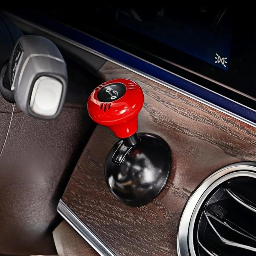 Car One-Button Start Decorative Cover, Metal Ball Rod Style, Interchangeable Knob, Universal Car Keyless Entry Button Decoration, Automotive Accessories