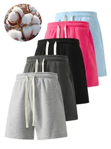Men’s three-quarter shorts pocket shorts, lightweight breathable shorts, casual breathable comfortable shorts, suitable for running and fitness, outdoor breathable multi-color optional sports drawstring shorts