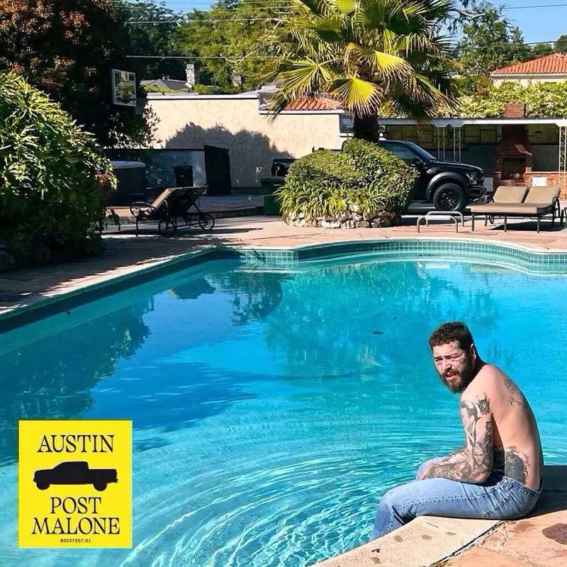 Republic Records - Post Malone Austin Album, Green Vinyl Record, Vinyl Records, New Release