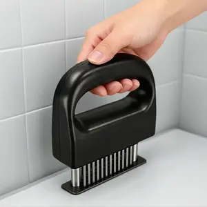 Tough Steak Tender in Seconds Meat Tenderizer Tool Heavy Duty 48 Stainless Steel Ultra Sharp Needle Blades for Chicken Steak Veal BBQ Must Have Kitchen Gadget