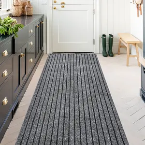 Runner Rug Non-Slip Cuttable, Waterproof Absorbent Entryway Mat for Indoor, Outdoor, Kitchen, Hallway, Garage
