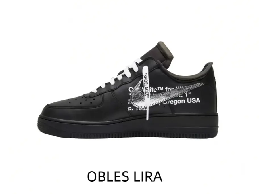 Black Low Top Trendy Casual Sneakers Smooth Leather Upper Printed Side Swoosh Orange Tag Detail Thick Cushion Sole Street Footwear