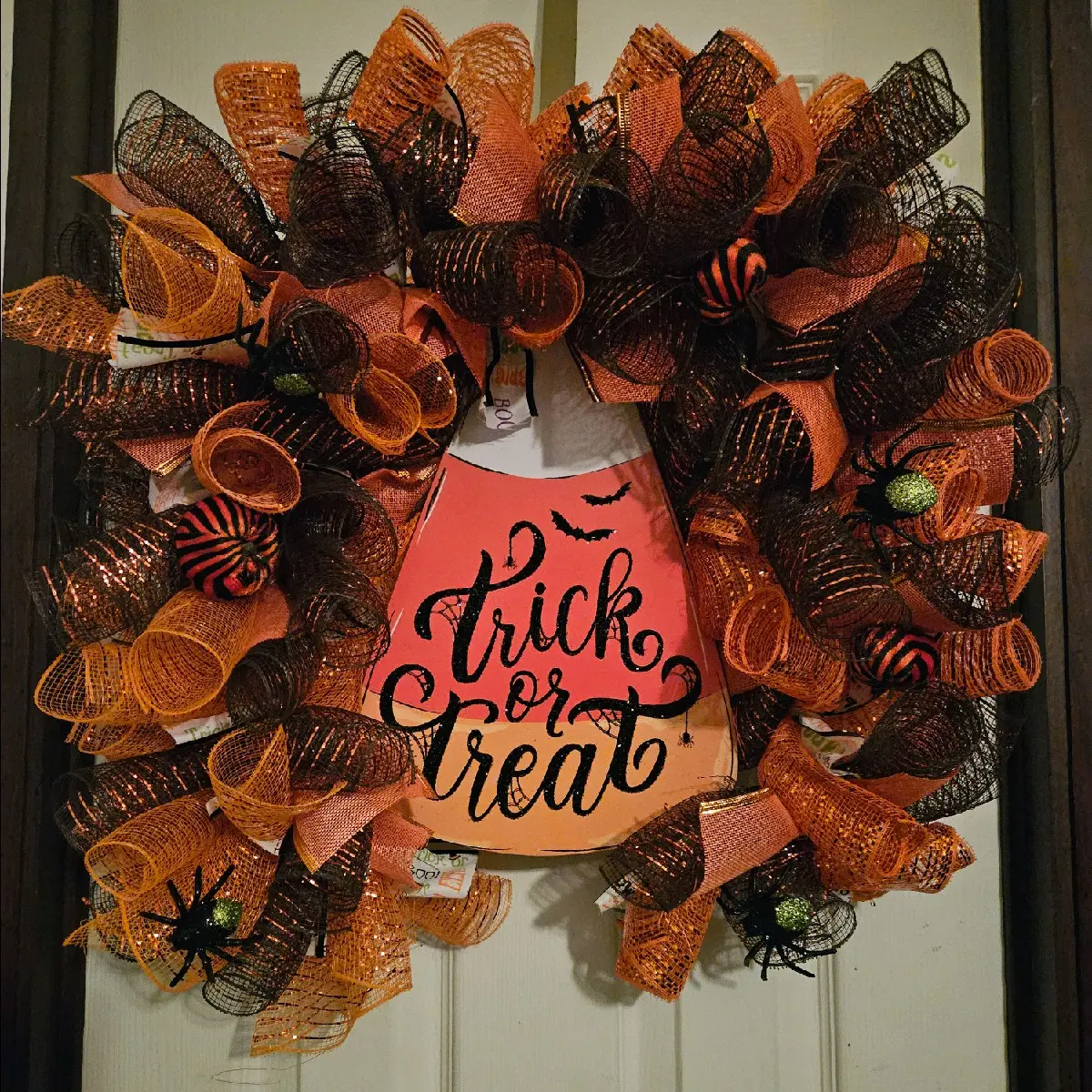Candy Corn Wreath