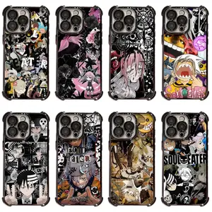 Soul Eater Anime Artistic Phone Cases For iPhone 17 16 15 14 13 12 11 Promax Pro Air Plus Black Shockproof Cover Casing Protection Best Gifts For Valentine Christmas Birthday Halloween