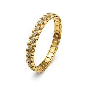 Rhinestone Link Bracelet