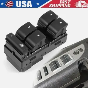 Master Power Window Switch for 07-14 Chevrolet Silverado GMC Sierra Driver Side Compact Lightweight Easy Plug Play Replacement