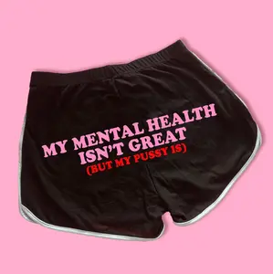 Mental Health Isn't Great Dolphin Shorts | Custom Dolphin Shorts | Y2K Shorts | Cute Shorts | Funny Shorts | Y2K Shorts | Lounge Shorts |