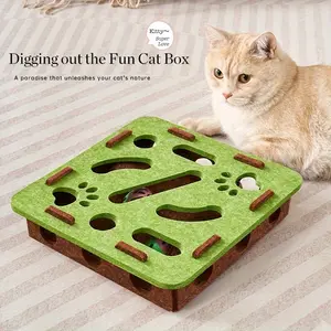 Interactive Cat Toy Set, Durable Scratch-Resistant Design, Perfect for Playful Cats & Kitties, Ideal Gift for Feline Enthusiasts